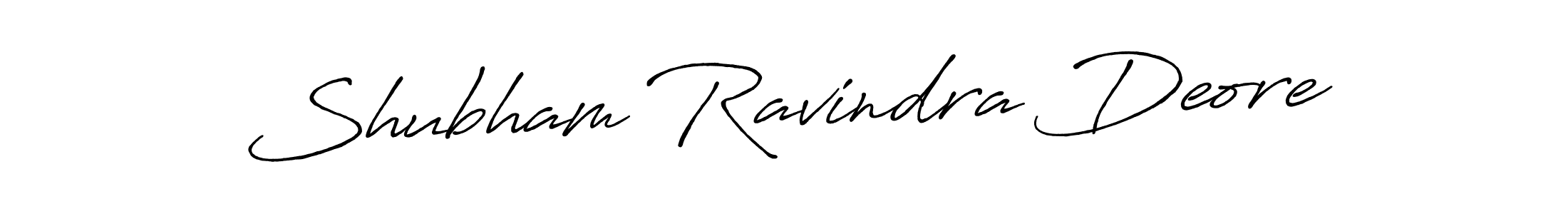 Also we have Shubham Ravindra Deore name is the best signature style. Create professional handwritten signature collection using Antro_Vectra_Bolder autograph style. Shubham Ravindra Deore signature style 7 images and pictures png