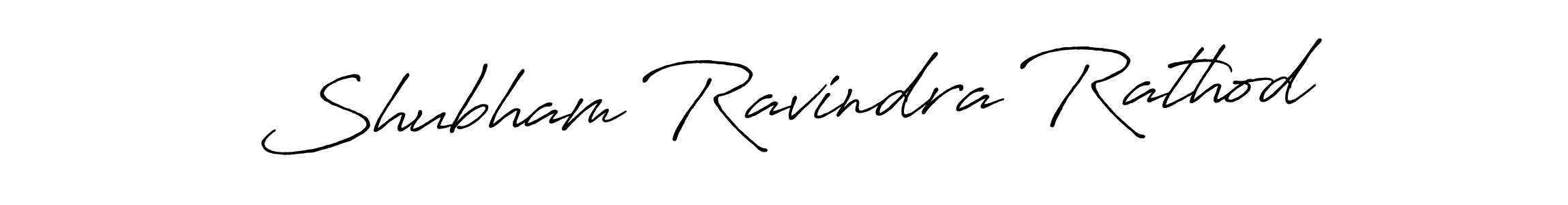 How to make Shubham Ravindra Rathod name signature. Use Antro_Vectra_Bolder style for creating short signs online. This is the latest handwritten sign. Shubham Ravindra Rathod signature style 7 images and pictures png
