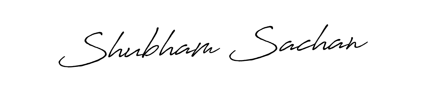 Make a beautiful signature design for name Shubham Sachan. With this signature (Antro_Vectra_Bolder) style, you can create a handwritten signature for free. Shubham Sachan signature style 7 images and pictures png