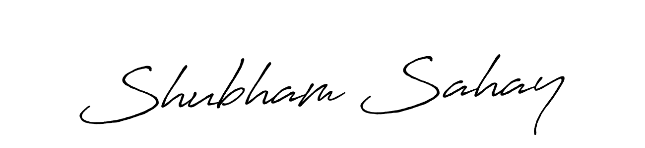 Make a beautiful signature design for name Shubham Sahay. Use this online signature maker to create a handwritten signature for free. Shubham Sahay signature style 7 images and pictures png
