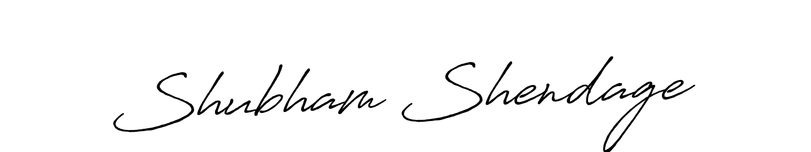 Antro_Vectra_Bolder is a professional signature style that is perfect for those who want to add a touch of class to their signature. It is also a great choice for those who want to make their signature more unique. Get Shubham Shendage name to fancy signature for free. Shubham Shendage signature style 7 images and pictures png