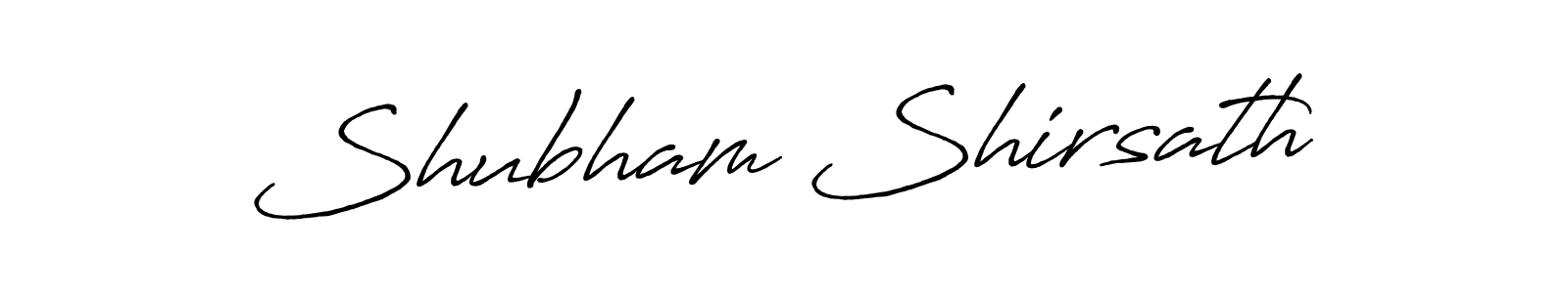 Use a signature maker to create a handwritten signature online. With this signature software, you can design (Antro_Vectra_Bolder) your own signature for name Shubham Shirsath. Shubham Shirsath signature style 7 images and pictures png