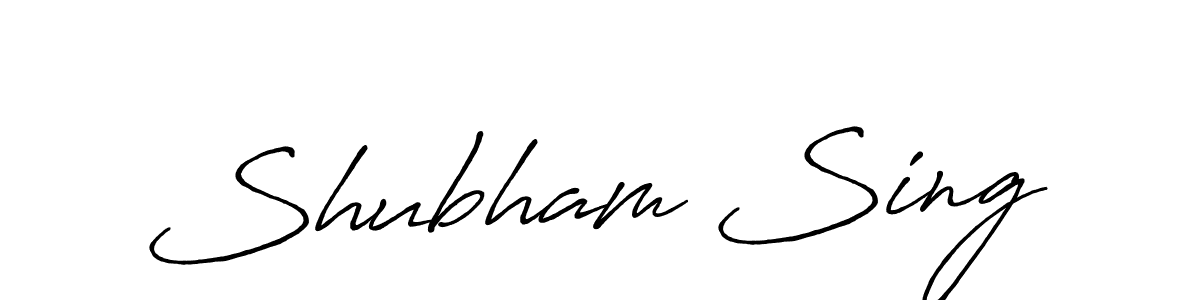 How to Draw Shubham Sing signature style? Antro_Vectra_Bolder is a latest design signature styles for name Shubham Sing. Shubham Sing signature style 7 images and pictures png