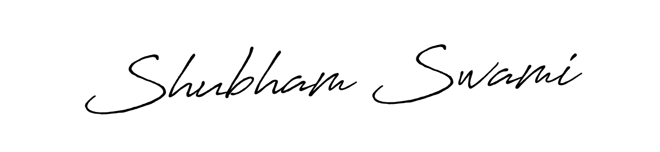 Also we have Shubham Swami name is the best signature style. Create professional handwritten signature collection using Antro_Vectra_Bolder autograph style. Shubham Swami signature style 7 images and pictures png