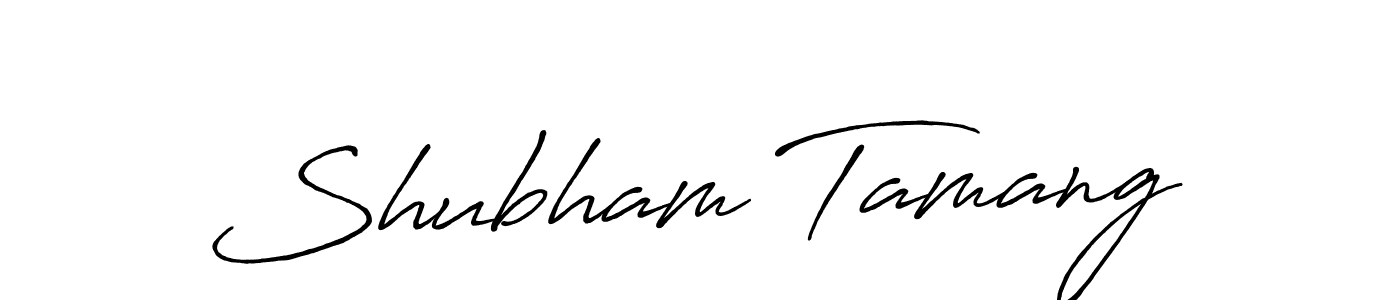 Similarly Antro_Vectra_Bolder is the best handwritten signature design. Signature creator online .You can use it as an online autograph creator for name Shubham Tamang. Shubham Tamang signature style 7 images and pictures png