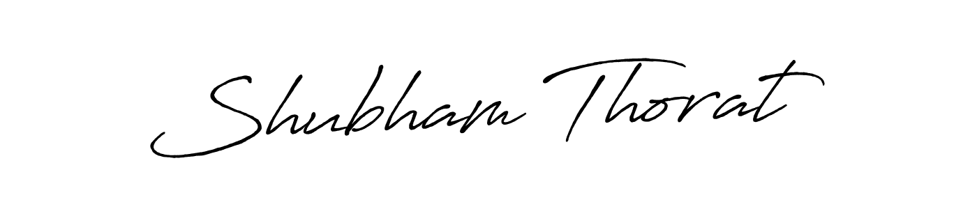 How to make Shubham Thorat signature? Antro_Vectra_Bolder is a professional autograph style. Create handwritten signature for Shubham Thorat name. Shubham Thorat signature style 7 images and pictures png
