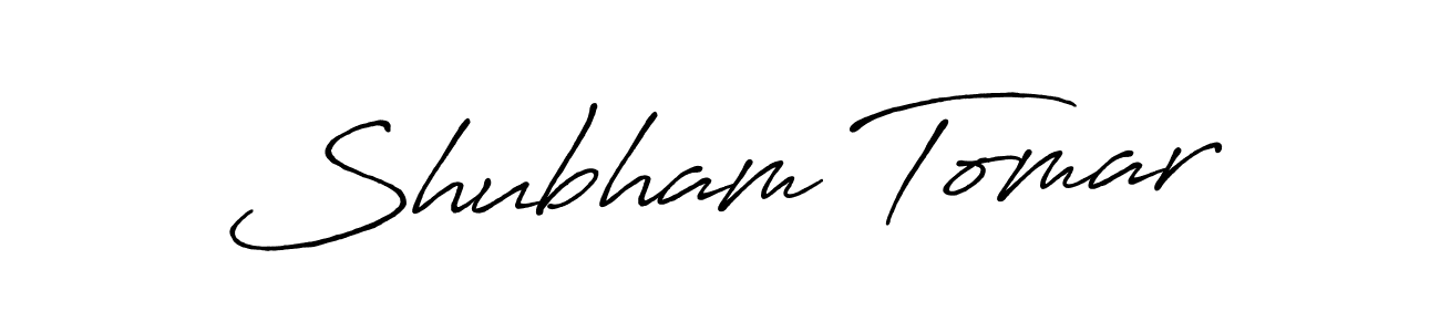 Make a short Shubham Tomar signature style. Manage your documents anywhere anytime using Antro_Vectra_Bolder. Create and add eSignatures, submit forms, share and send files easily. Shubham Tomar signature style 7 images and pictures png
