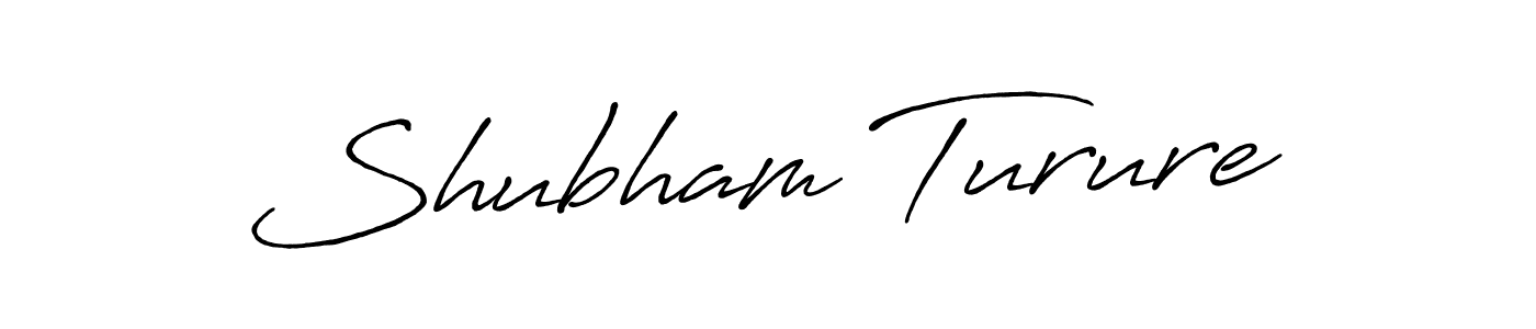 It looks lik you need a new signature style for name Shubham Turure. Design unique handwritten (Antro_Vectra_Bolder) signature with our free signature maker in just a few clicks. Shubham Turure signature style 7 images and pictures png