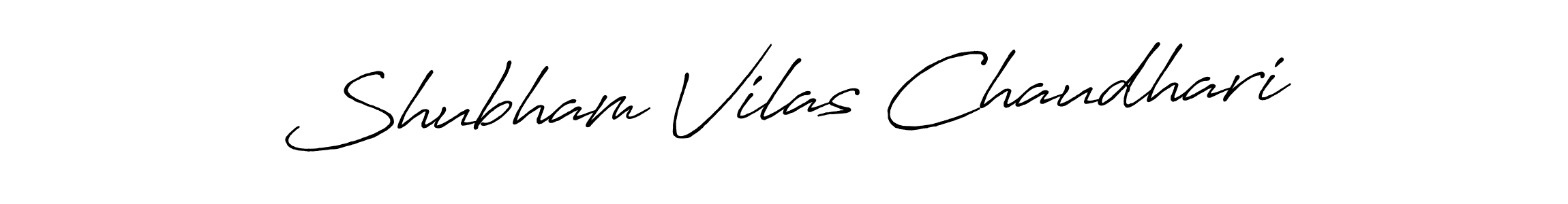 Use a signature maker to create a handwritten signature online. With this signature software, you can design (Antro_Vectra_Bolder) your own signature for name Shubham Vilas Chaudhari. Shubham Vilas Chaudhari signature style 7 images and pictures png