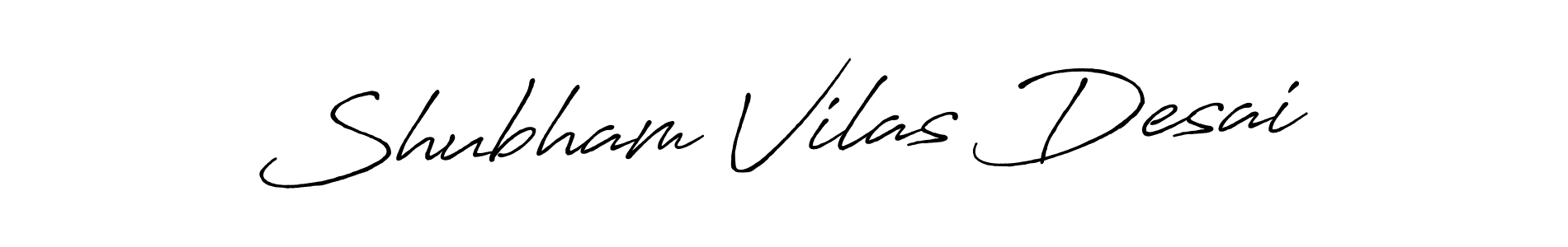 Antro_Vectra_Bolder is a professional signature style that is perfect for those who want to add a touch of class to their signature. It is also a great choice for those who want to make their signature more unique. Get Shubham Vilas Desai name to fancy signature for free. Shubham Vilas Desai signature style 7 images and pictures png