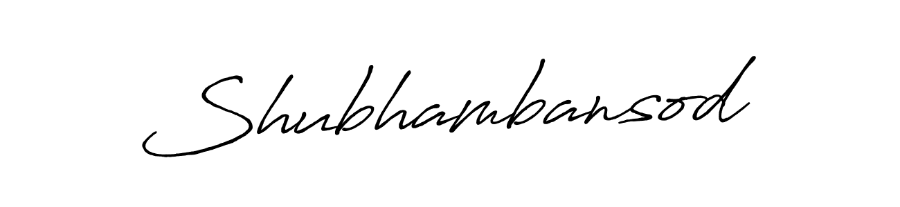 Once you've used our free online signature maker to create your best signature Antro_Vectra_Bolder style, it's time to enjoy all of the benefits that Shubhambansod name signing documents. Shubhambansod signature style 7 images and pictures png