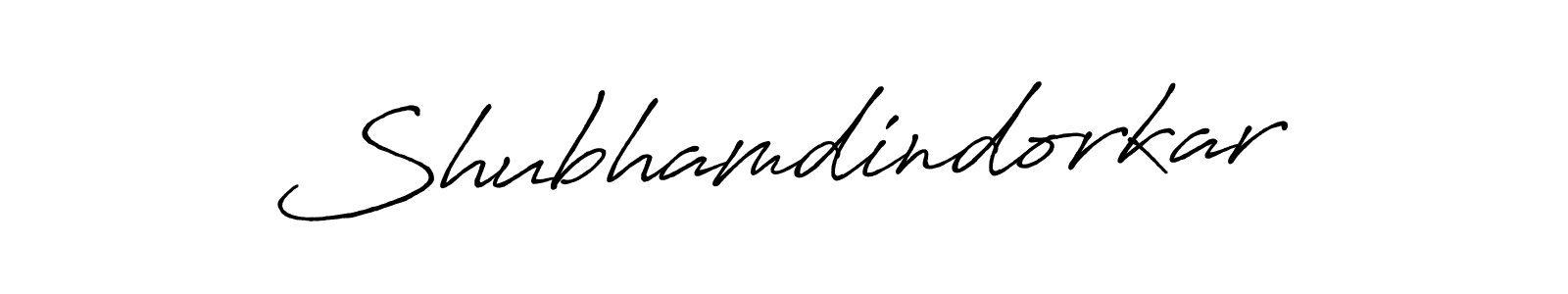 How to make Shubhamdindorkar name signature. Use Antro_Vectra_Bolder style for creating short signs online. This is the latest handwritten sign. Shubhamdindorkar signature style 7 images and pictures png