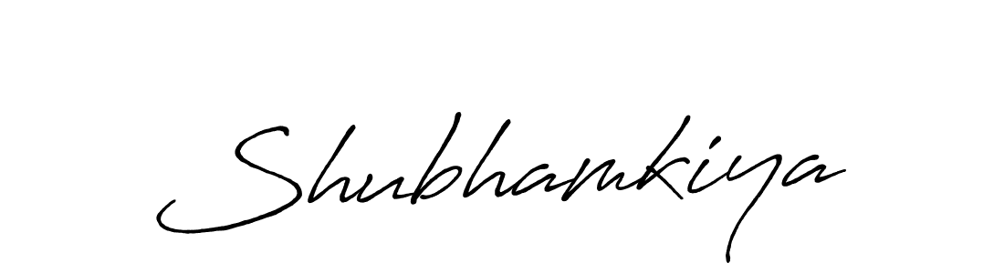 Make a beautiful signature design for name Shubhamkiya. With this signature (Antro_Vectra_Bolder) style, you can create a handwritten signature for free. Shubhamkiya signature style 7 images and pictures png