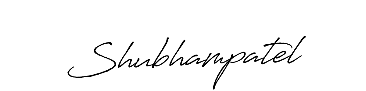 How to make Shubhampatel signature? Antro_Vectra_Bolder is a professional autograph style. Create handwritten signature for Shubhampatel name. Shubhampatel signature style 7 images and pictures png
