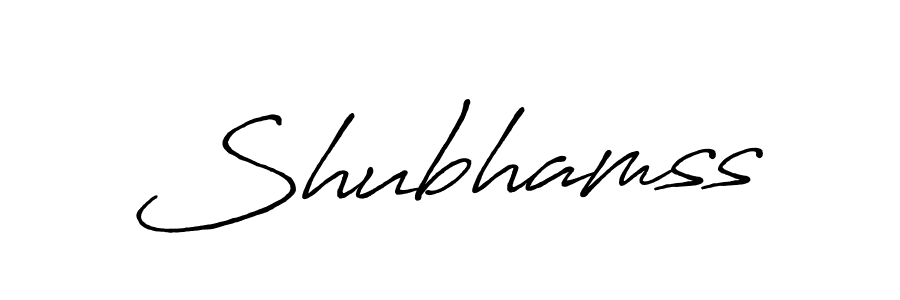You should practise on your own different ways (Antro_Vectra_Bolder) to write your name (Shubhamss) in signature. don't let someone else do it for you. Shubhamss signature style 7 images and pictures png