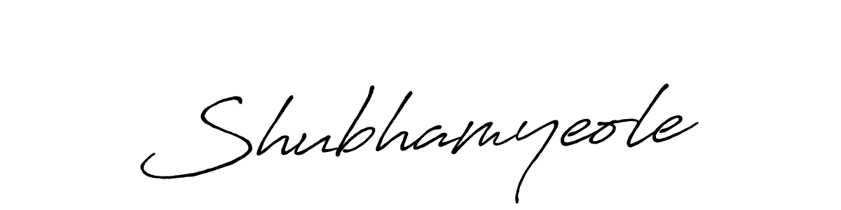 Make a beautiful signature design for name Shubhamyeole. Use this online signature maker to create a handwritten signature for free. Shubhamyeole signature style 7 images and pictures png