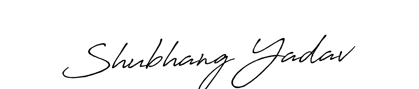 Here are the top 10 professional signature styles for the name Shubhang Yadav. These are the best autograph styles you can use for your name. Shubhang Yadav signature style 7 images and pictures png