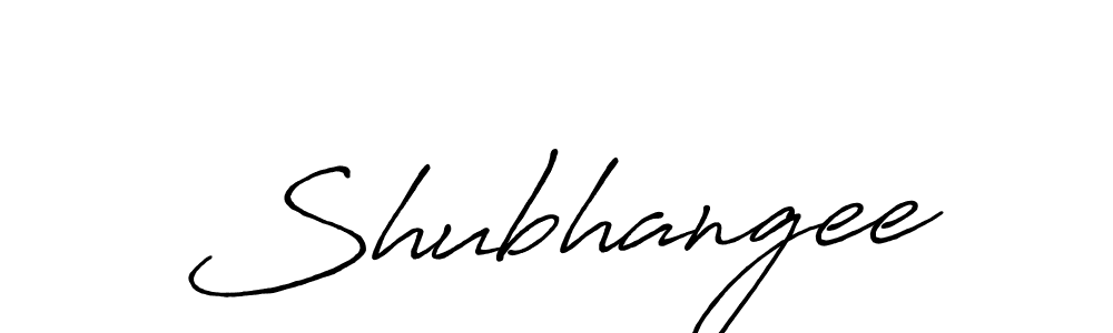 if you are searching for the best signature style for your name Shubhangee. so please give up your signature search. here we have designed multiple signature styles  using Antro_Vectra_Bolder. Shubhangee signature style 7 images and pictures png