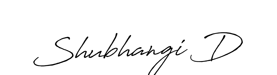 Antro_Vectra_Bolder is a professional signature style that is perfect for those who want to add a touch of class to their signature. It is also a great choice for those who want to make their signature more unique. Get Shubhangi D name to fancy signature for free. Shubhangi D signature style 7 images and pictures png