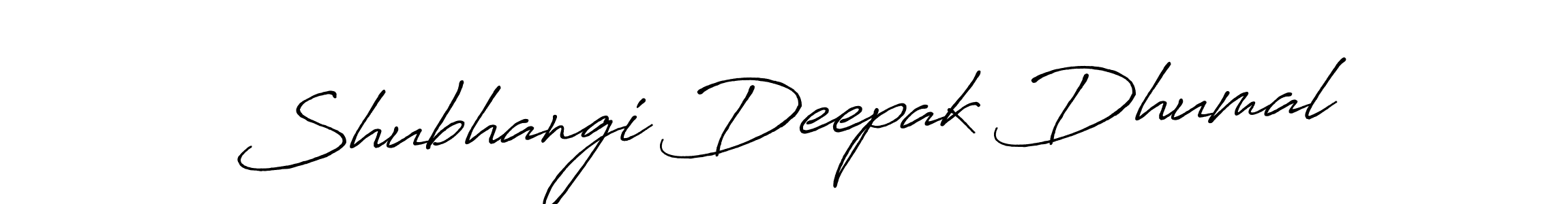 Similarly Antro_Vectra_Bolder is the best handwritten signature design. Signature creator online .You can use it as an online autograph creator for name Shubhangi Deepak Dhumal. Shubhangi Deepak Dhumal signature style 7 images and pictures png