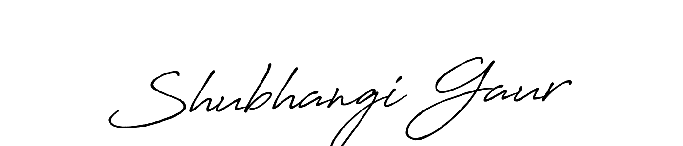 It looks lik you need a new signature style for name Shubhangi Gaur. Design unique handwritten (Antro_Vectra_Bolder) signature with our free signature maker in just a few clicks. Shubhangi Gaur signature style 7 images and pictures png