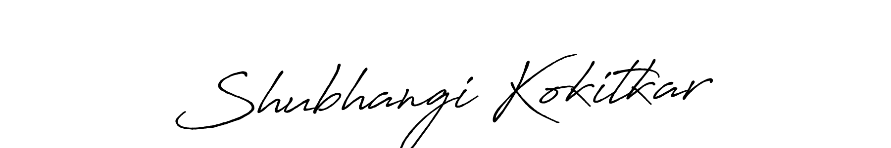 This is the best signature style for the Shubhangi Kokitkar name. Also you like these signature font (Antro_Vectra_Bolder). Mix name signature. Shubhangi Kokitkar signature style 7 images and pictures png