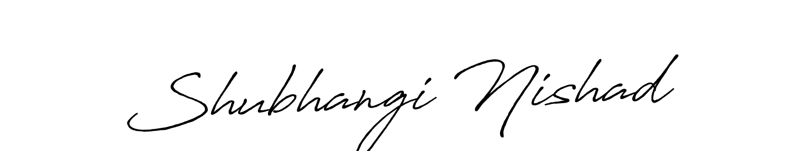 Make a short Shubhangi Nishad signature style. Manage your documents anywhere anytime using Antro_Vectra_Bolder. Create and add eSignatures, submit forms, share and send files easily. Shubhangi Nishad signature style 7 images and pictures png