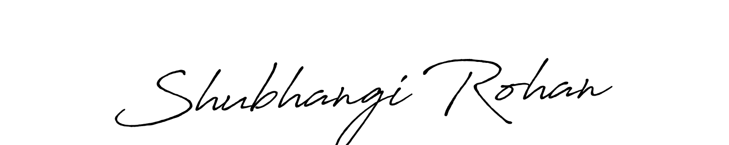 Also we have Shubhangi Rohan name is the best signature style. Create professional handwritten signature collection using Antro_Vectra_Bolder autograph style. Shubhangi Rohan signature style 7 images and pictures png
