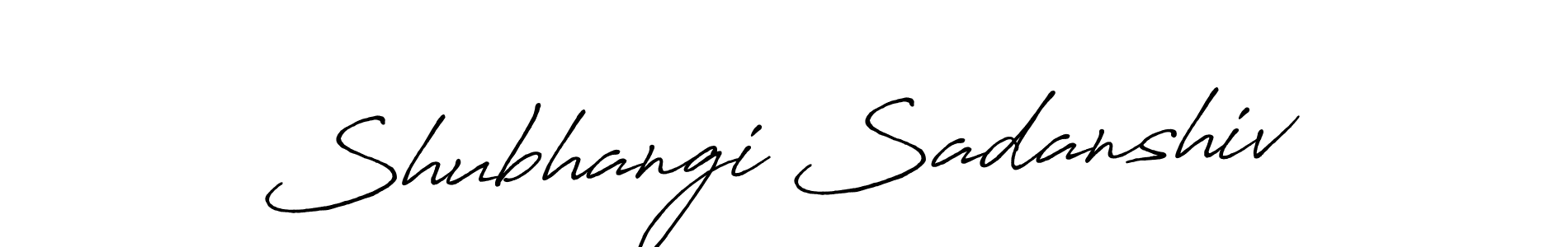 You should practise on your own different ways (Antro_Vectra_Bolder) to write your name (Shubhangi Sadanshiv) in signature. don't let someone else do it for you. Shubhangi Sadanshiv signature style 7 images and pictures png