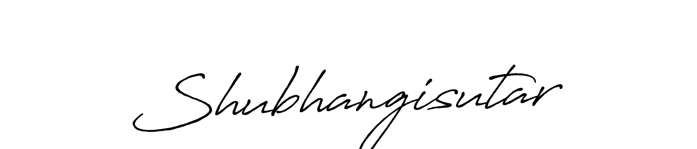 Make a beautiful signature design for name Shubhangisutar. With this signature (Antro_Vectra_Bolder) style, you can create a handwritten signature for free. Shubhangisutar signature style 7 images and pictures png