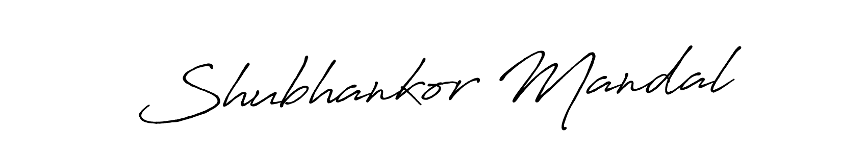 The best way (Antro_Vectra_Bolder) to make a short signature is to pick only two or three words in your name. The name Shubhankor Mandal include a total of six letters. For converting this name. Shubhankor Mandal signature style 7 images and pictures png