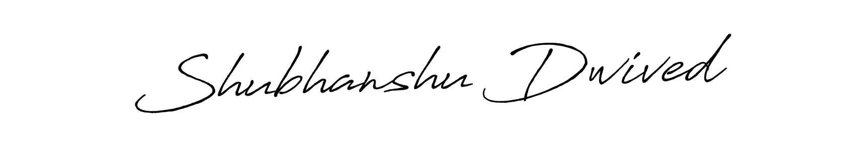 Create a beautiful signature design for name Shubhanshu Dwived. With this signature (Antro_Vectra_Bolder) fonts, you can make a handwritten signature for free. Shubhanshu Dwived signature style 7 images and pictures png