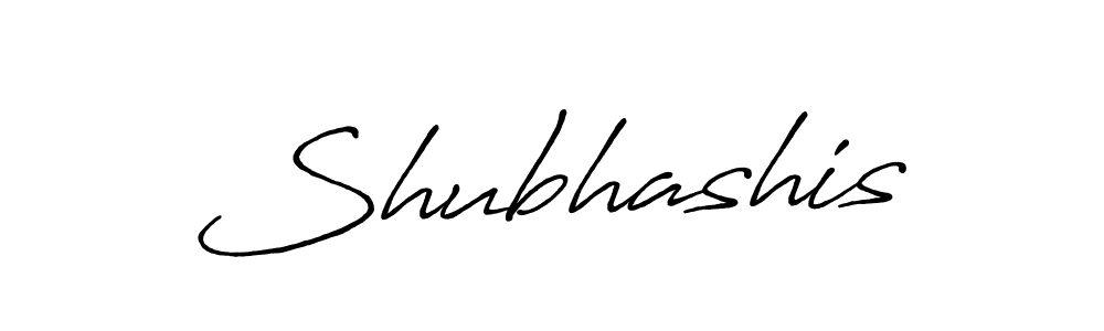 Shubhashis stylish signature style. Best Handwritten Sign (Antro_Vectra_Bolder) for my name. Handwritten Signature Collection Ideas for my name Shubhashis. Shubhashis signature style 7 images and pictures png