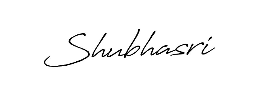 How to make Shubhasri signature? Antro_Vectra_Bolder is a professional autograph style. Create handwritten signature for Shubhasri name. Shubhasri signature style 7 images and pictures png