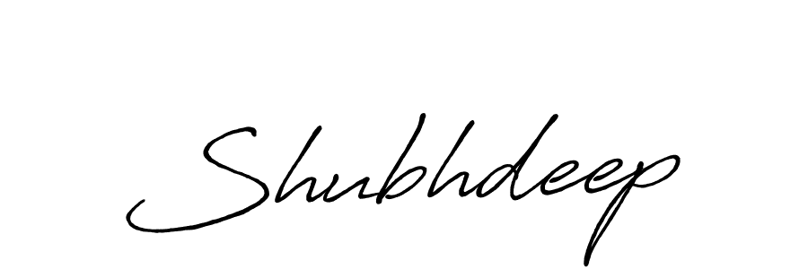 Create a beautiful signature design for name Shubhdeep. With this signature (Antro_Vectra_Bolder) fonts, you can make a handwritten signature for free. Shubhdeep signature style 7 images and pictures png