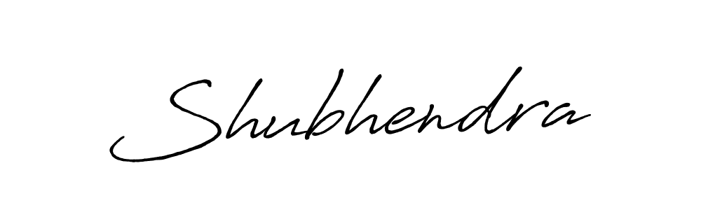 Use a signature maker to create a handwritten signature online. With this signature software, you can design (Antro_Vectra_Bolder) your own signature for name Shubhendra. Shubhendra signature style 7 images and pictures png