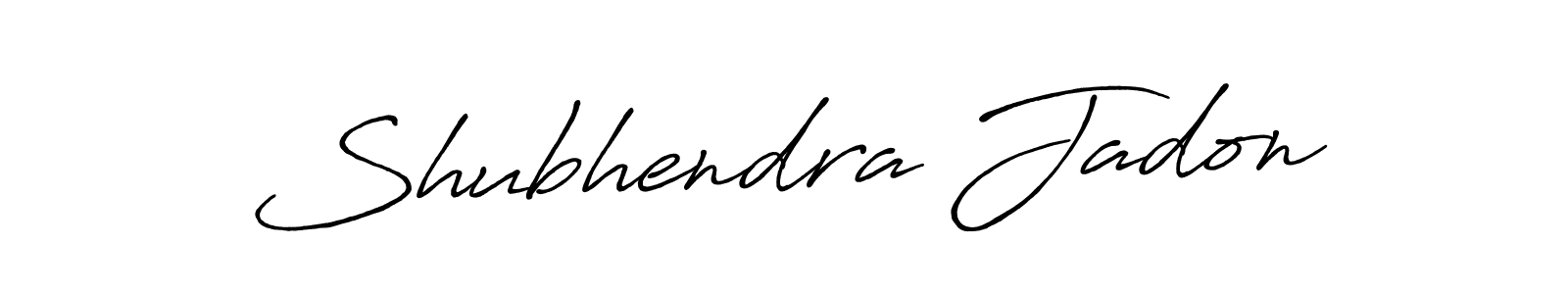Shubhendra Jadon stylish signature style. Best Handwritten Sign (Antro_Vectra_Bolder) for my name. Handwritten Signature Collection Ideas for my name Shubhendra Jadon. Shubhendra Jadon signature style 7 images and pictures png