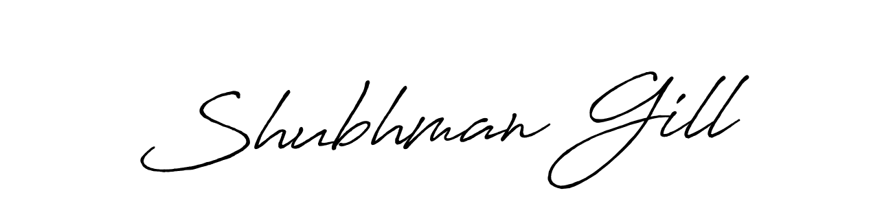 Also we have Shubhman Gill name is the best signature style. Create professional handwritten signature collection using Antro_Vectra_Bolder autograph style. Shubhman Gill signature style 7 images and pictures png