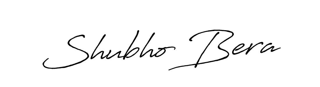 Create a beautiful signature design for name Shubho Bera. With this signature (Antro_Vectra_Bolder) fonts, you can make a handwritten signature for free. Shubho Bera signature style 7 images and pictures png