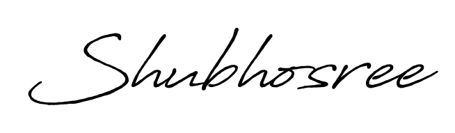Give your name Shubhosree an exquisite flair with the Antro_Vectra_Bolder script font. Ideal for contracts, resumes, and formal letterheads. Shubhosree signature style 7 images and pictures png