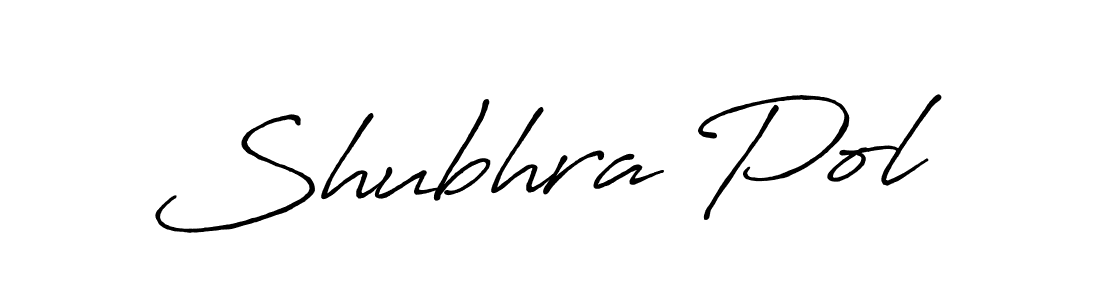 Design your own signature with our free online signature maker. With this signature software, you can create a handwritten (Antro_Vectra_Bolder) signature for name Shubhra Pol. Shubhra Pol signature style 7 images and pictures png