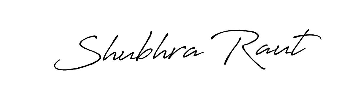 Antro_Vectra_Bolder is a professional signature style that is perfect for those who want to add a touch of class to their signature. It is also a great choice for those who want to make their signature more unique. Get Shubhra Raut name to fancy signature for free. Shubhra Raut signature style 7 images and pictures png