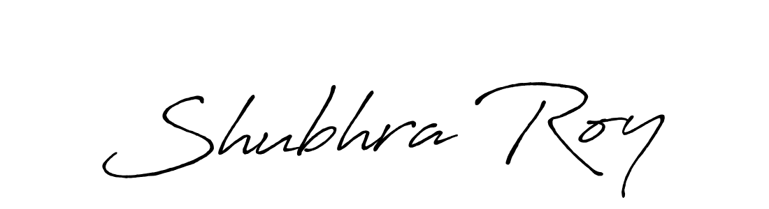 Antro_Vectra_Bolder is a professional signature style that is perfect for those who want to add a touch of class to their signature. It is also a great choice for those who want to make their signature more unique. Get Shubhra Roy name to fancy signature for free. Shubhra Roy signature style 7 images and pictures png