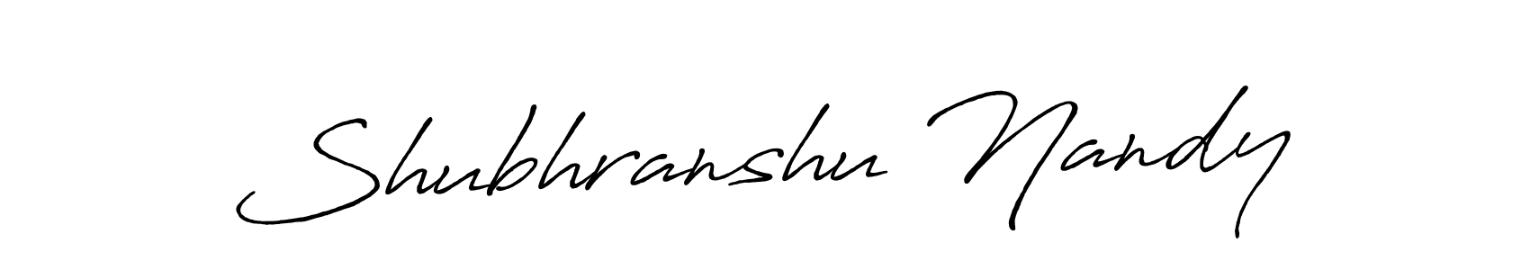 Similarly Antro_Vectra_Bolder is the best handwritten signature design. Signature creator online .You can use it as an online autograph creator for name Shubhranshu Nandy. Shubhranshu Nandy signature style 7 images and pictures png