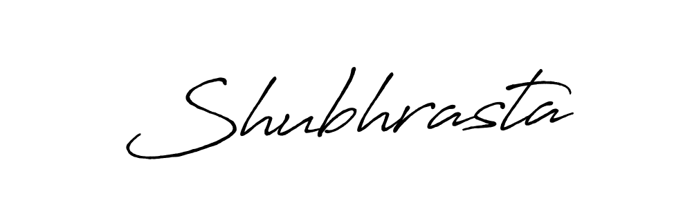 How to make Shubhrasta name signature. Use Antro_Vectra_Bolder style for creating short signs online. This is the latest handwritten sign. Shubhrasta signature style 7 images and pictures png