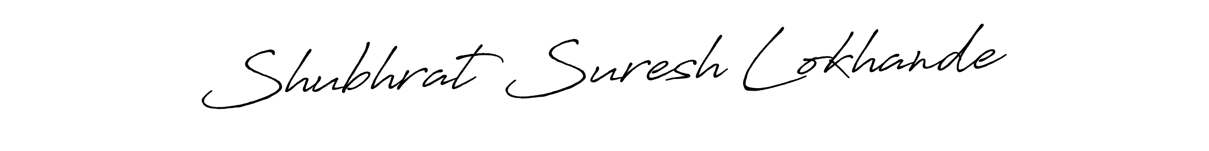 Use a signature maker to create a handwritten signature online. With this signature software, you can design (Antro_Vectra_Bolder) your own signature for name Shubhrat Suresh Lokhande. Shubhrat Suresh Lokhande signature style 7 images and pictures png