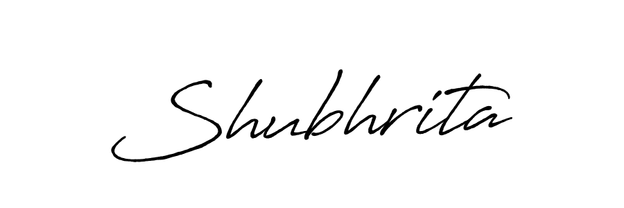 You should practise on your own different ways (Antro_Vectra_Bolder) to write your name (Shubhrita) in signature. don't let someone else do it for you. Shubhrita signature style 7 images and pictures png