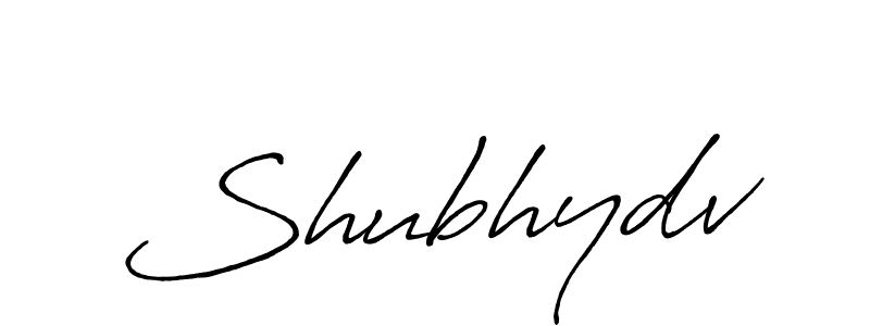 Design your own signature with our free online signature maker. With this signature software, you can create a handwritten (Antro_Vectra_Bolder) signature for name Shubhydv. Shubhydv signature style 7 images and pictures png
