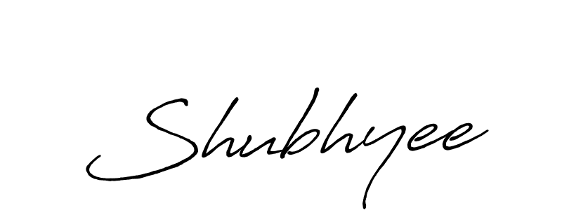 Create a beautiful signature design for name Shubhyee. With this signature (Antro_Vectra_Bolder) fonts, you can make a handwritten signature for free. Shubhyee signature style 7 images and pictures png