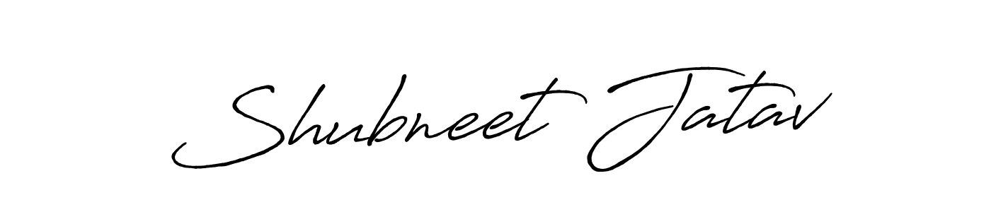 Similarly Antro_Vectra_Bolder is the best handwritten signature design. Signature creator online .You can use it as an online autograph creator for name Shubneet Jatav. Shubneet Jatav signature style 7 images and pictures png